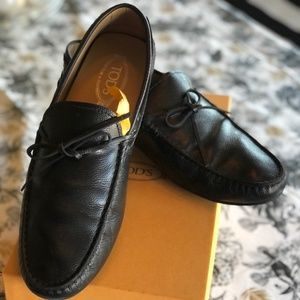 Men's Tod's Black Leather Loafer US 11.5